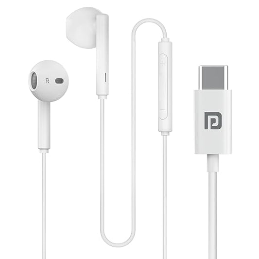 Portronics Type C Wired Earphones